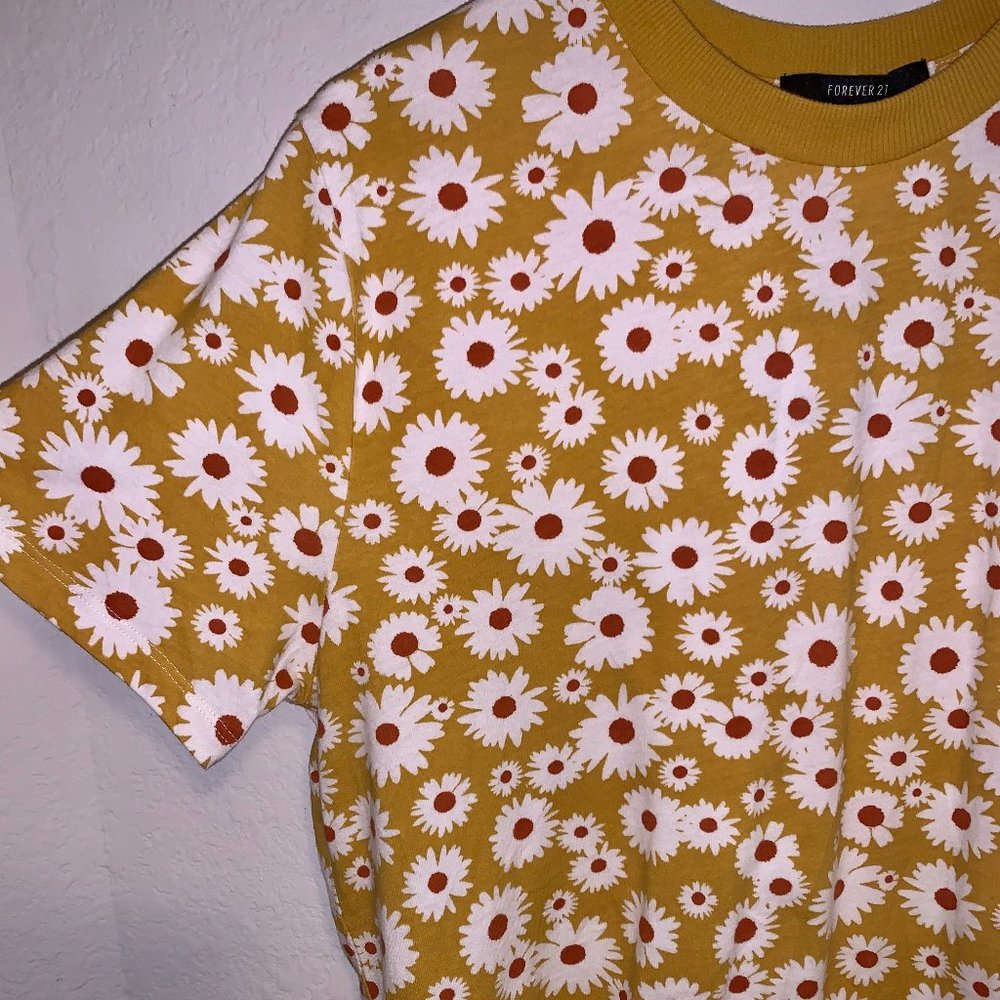Floral t-shirt dress